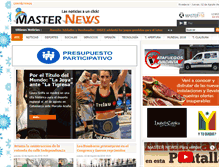 Tablet Screenshot of masternews.com.ar
